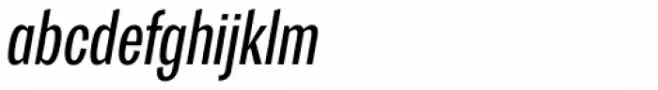 Trivia Gothic C3 Condensed Italic