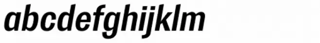 Trivia Gothic S2 SemiCondensed Bold Italic