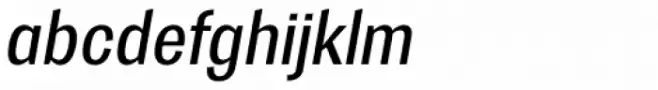 Trivia Gothic S3 SemiCondensed Italic