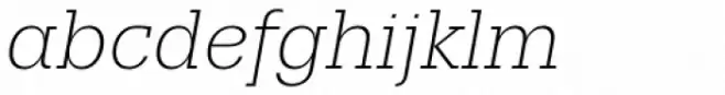 Trivia Slab Light Italic