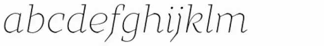 TT Bells Thin Italic