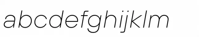TT Hoves Pro Expanded Thin Italic