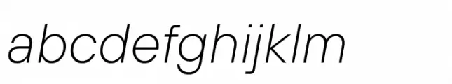 TT Hoves Pro ExtraLight Italic