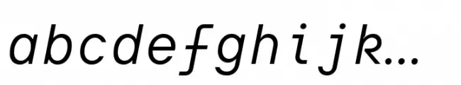 TT Interphases Pro Mono Italic