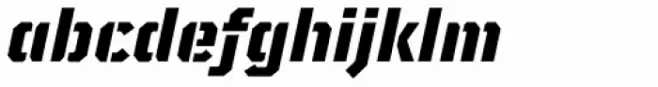TT Mussels Stencil Extra Bold Italic