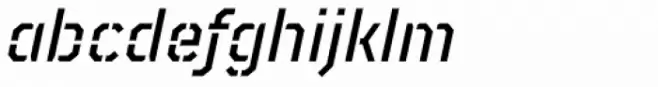 TT Mussels Stencil Medium Italic