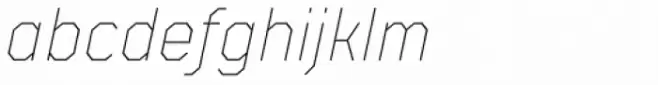TT Mussels Thin Italic