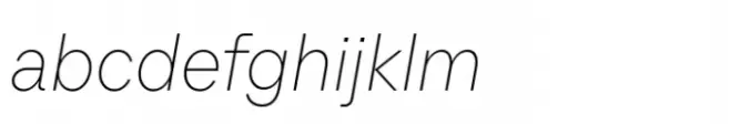 TT Neoris Thin Italic