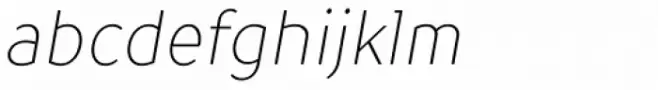 TT Prosto Sans Condensed Thin Italic
