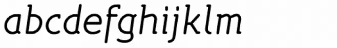 Turbota Book Italic
