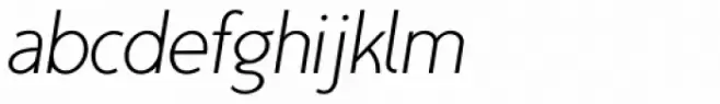 TyfoonSans Light Italic
