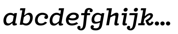 Typist Slab Prop Semibold Italic