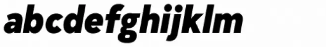Typold Condensed Black Italic