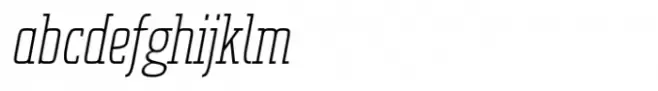 Uchrony Extra Light Italic