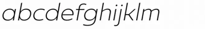 Ultine Ext Light Italic