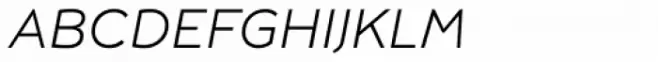 Umba Sans SC Thin Italic