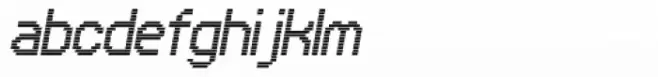 UNDA Horizontal Fine Italic
