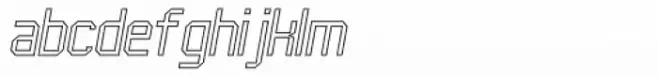 UNDA Outline Fine Italic