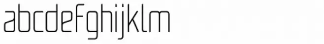 UNicod Sans Condensed UltraLight