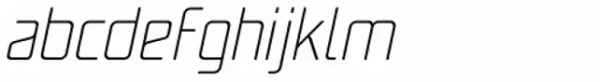 UNicod Sans UltraLight Italic