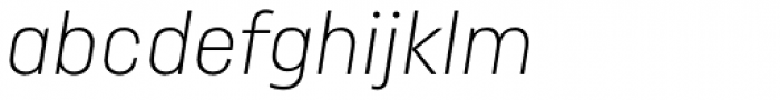 Uniform Italic Cond Light Italic