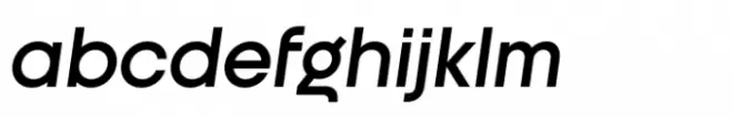 Unigeo 32 Medium Italic