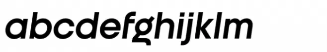 Unigeo 32 Semibold Italic