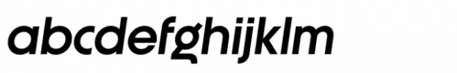 Unigeo 64 Semibold Italic