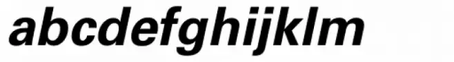 Univers Cyrillic 65 Bold Oblique