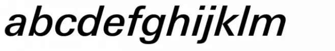 Univers Next Paneuropean 531 Medium Italic