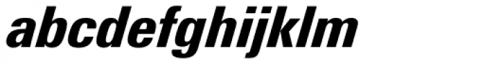 Univers Next Pro 821 Condensed Black Italic