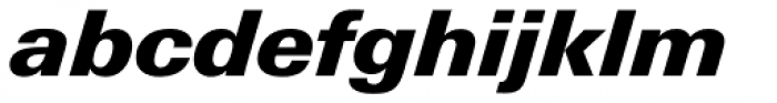Univers Next Pro 831 Basic Black Italic