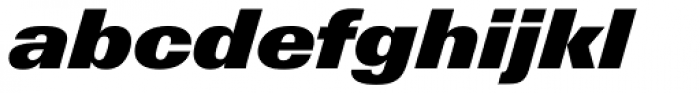 Univers Next Pro 931 Basic ExtraBlack Italic