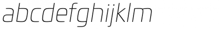 Univia Pro Thin Italic