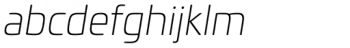 Univia Pro UltraLight Italic