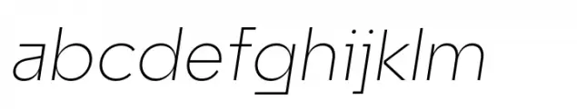 Unytour Display Extra Light Italic