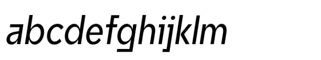 Unytour Display Medium Condensed Italic