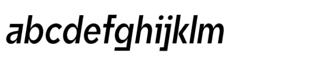 Unytour Display Semi Bold Condensed Italic
