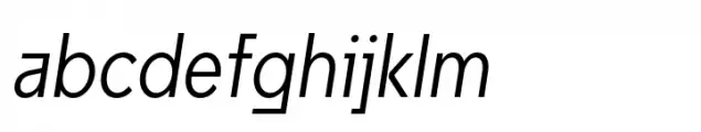 Unytour Regular Condensed Italic