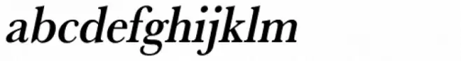 URW Baskerville ExtraNarrow Medium Oblique