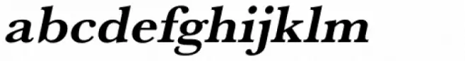 URW Baskerville Wide Bold Oblique