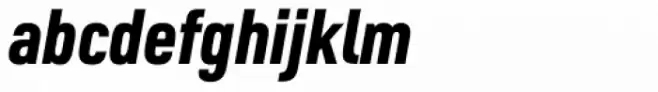 URW DIN Condensed Black Italic