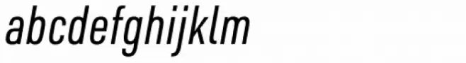 URW DIN Condensed Italic