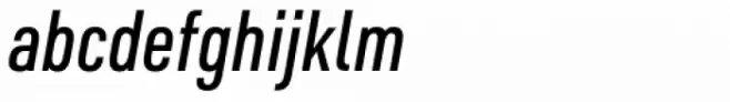 URW DIN Condensed Medium Italic