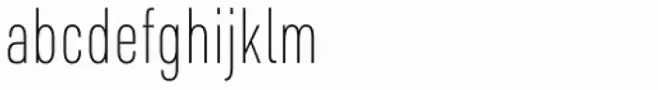 URW DIN Condensed Thin