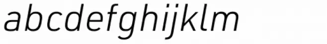 URW DIN Light Italic