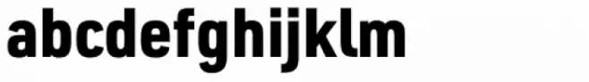 URW DIN Semi Condensed Black