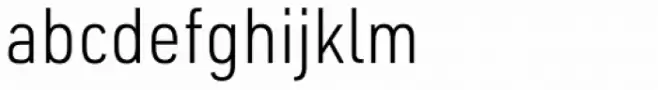 URW DIN Semi Condensed Light