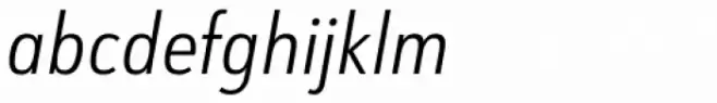 URW Form Cond Light Italic