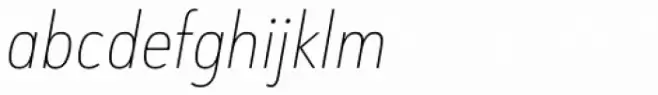 URW Form Cond Thin Italic